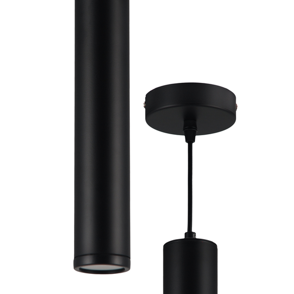 Lampa wisząca PORTER, ML8868, czarna, 1x8W GU10, IP44