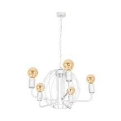 Lampa Wisząca KUGEL WHITE  3xE27