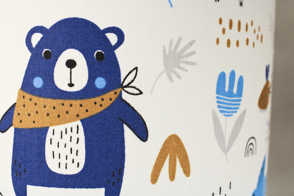 Lampa z motywem misia dla chłopca i dziewczynki Teddy 3 Koło