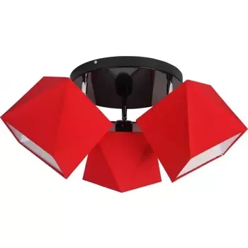 Lampa sufitowa do pokoju chłopca i dziewczynki kolorowa Diament 3xE27 Led