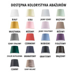  Drewniana lampa podłogowa dla dziecka Świetlisty Stożek – niebieski