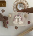 Lampa wisząca do pokoju dziewczynki w stylu Boho Tęcza Pastele 35 cm