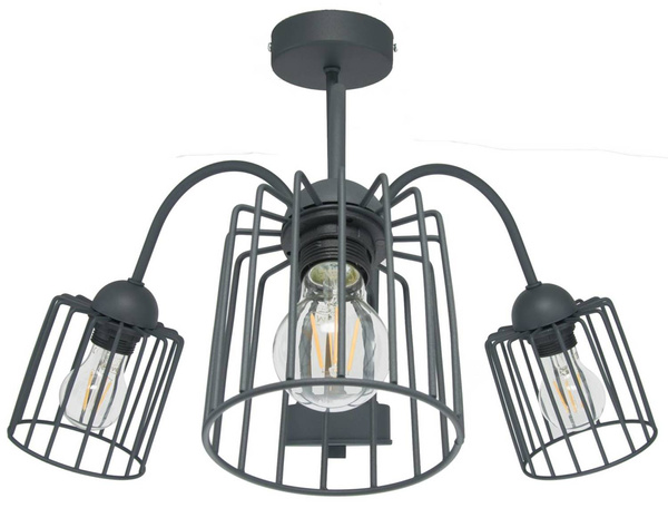 SUFITOWA LAMPA ARCANA 3 GRAFIT TUBA