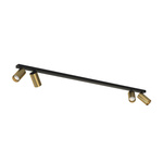 Lampa punktowa listwa natynkowa MONO IV dł. 118cm GU10 | mosiądz