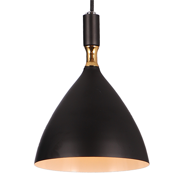 Nowoczesna lampa wisząca OTTO BLACK/GOLD 1xE27 ML6158