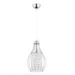 Lampa wisząca ALFA PIRO II CHROM 1xE14 21cm | 60644