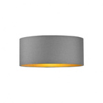 Nowoczesny plafon do salonu DUBAJ fi - 30 cm GOLD