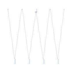 Lampa wisząca nad wyspę MORE EYE IV regulowana 4x GU10 10W | biały