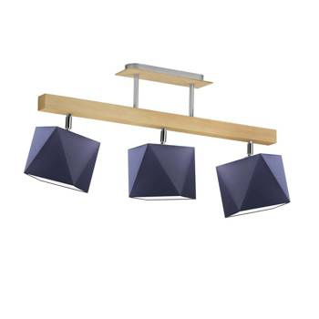 Lampa sufitowa dla dziecka granatowe abażury Zaczarowany Diamencik