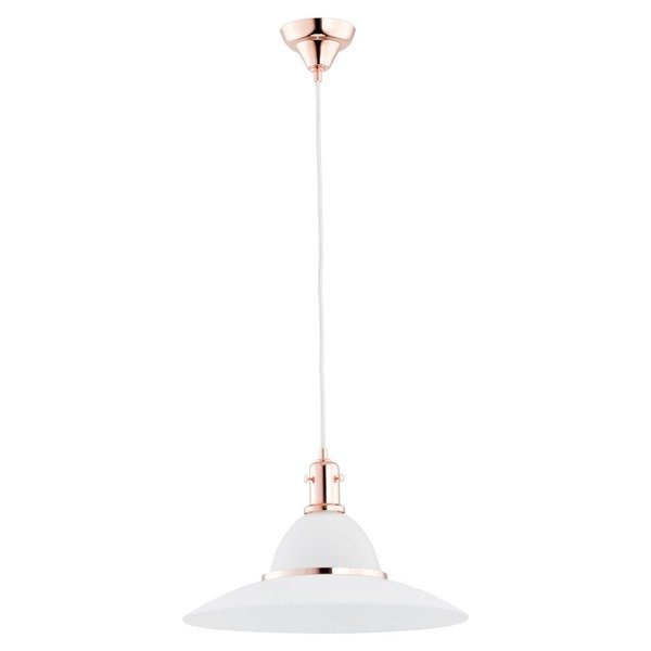 Nowoczesny lampa sufitowa MILEY I miedź śr. 42cm
