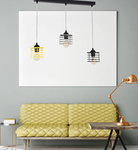Lampa wisząca do pokoju dziecka kolorowa w stylu loft Linka Edison Koszyk 3
