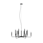 Lampa wisząca ORTO XII A 12xE14 wys.170cm szer.103cm | Czarny 11462