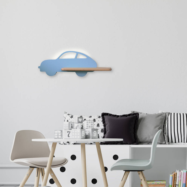 Lampa kinkiet półeczka 5W LED 4000K IQ Kids Car 21-84798