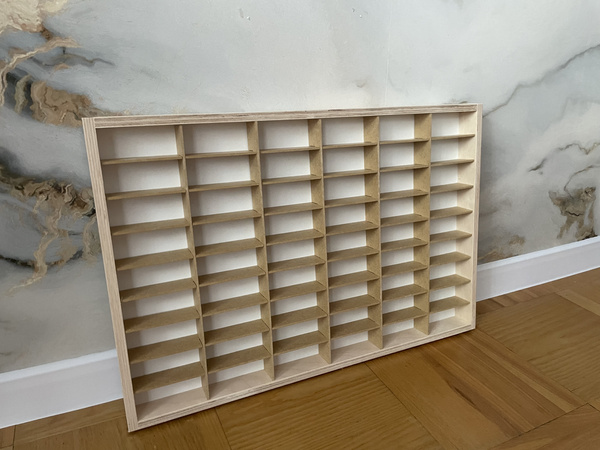 Półka na resoraki Hot Wheels drewniana organizer do pokoju dziecka 54B