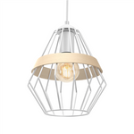 Lampa wisząca INDUSTRIALNA CLIFF WHITE 1xE27 MLP5518
