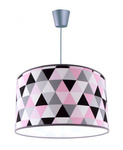 Lampa do pokoju dziecięcego z kolorowym z abażurem   