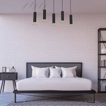 Lampa wisząca DANTE, MLP7250, czarny/złoty, 5x8W LED GU10