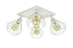 LAMPA ARTEMIDA PLAFON KWADRAT DIAMENT SZARA MODERNO