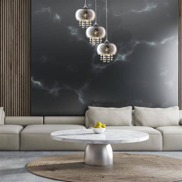 Nowoczesna lampa wisząca STARLIGHT CHROME ML3788