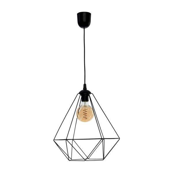 Lampa wisząca BASKET BLACK 1xE27