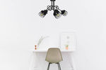 Lampa do pokoju dziecięcego czarna loft Koszyk 5