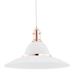 Nowoczesny lampa sufitowa MILEY I miedź śr. 42cm