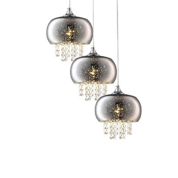 Nowoczesna lampa wisząca STARLIGHT CHROME ML3788