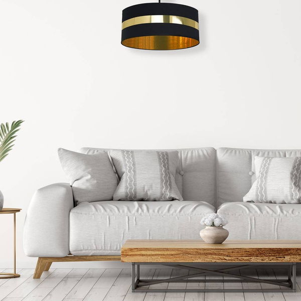 Lampa sufitowa PALMIRA BLACK / GOLD 1xE27 60W MLP6319