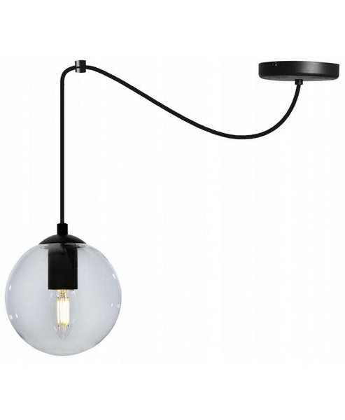 Nowoczesna lampa typu pająk szklane klosze kolory do wyboru