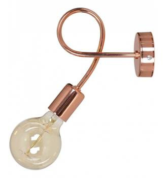 Miedziany Kinkiet Edison 1 Loft