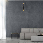 Nowoczesna lampa wisząca MARBLE BLACK/GOLD 1xGU10 ML63400