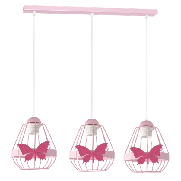 Lampa wisząca KAGO PINK 3XE27 MLP4928