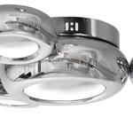 Lampa sufitowa chrom LED SPACE 55cm 