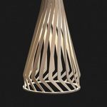 Lampa ze sklejki BIO 34cm GU10