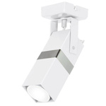Nowoczesny kinkiet spot VIDAR WHITE/CHROME 1xGU10 MLP6281