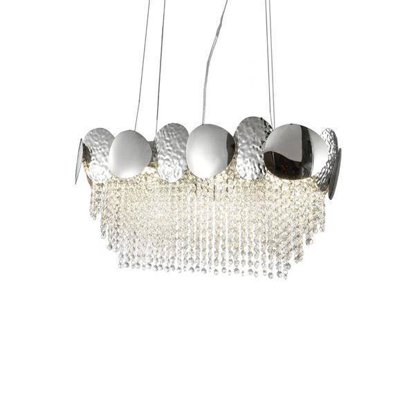 Lampa wisząca żyrandol glamour LORD II CHROME ML5731