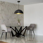 Lampa wisząca BETA, MLP7973, 45 cm, czarny/złoty, 1x60W E27