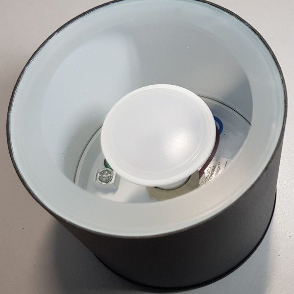 Zewnętrzny spot HEXA graphite tuba GU10