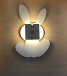  Lampka nocna dla dzieci drewniana Lisek z pilotem LED 