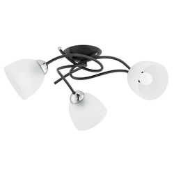 Lampa sufitowa ALFA VERWIL CZARNA 3xE27 56cm | 62384