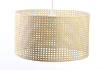Lampa w stylu Boho Rotang z naturalnego ratanu- średnica 50 cm 
