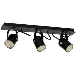 Nowoczesna lampa sufitowa PICO BLACK 3xGU10 MLP996