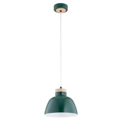 Lampa wisząca ALFA LORIEN ZIELONA 1xE27 23cm | 61318
