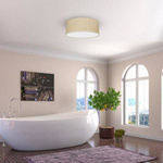 Lampa sufitowa MARSHALL WHITE / RATTAN 2xE27