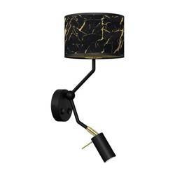 Kinkiet SENSO Black/Gold 1xE27 + 1x mini GU10