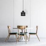 Lampa wisząca LARS BLACK 1xE27 MLP798