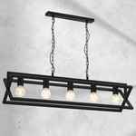 Lampa wisząca ARNOLD, MLP8564, czarna, 5x60W E27