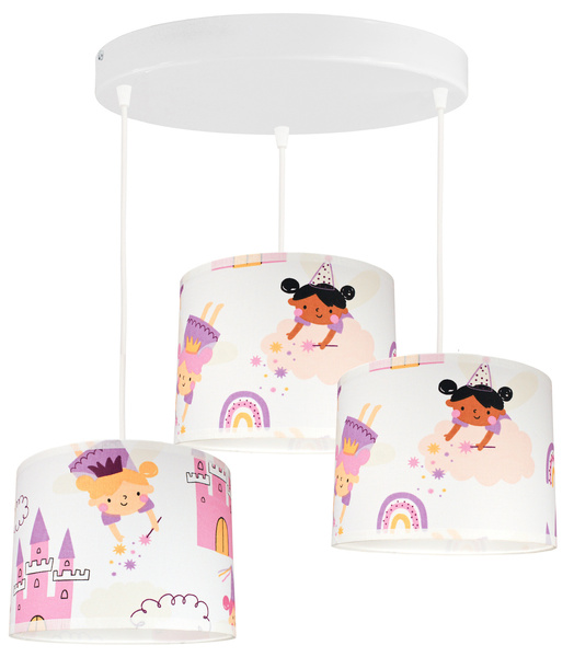 Lampa wisząca do pokoju dziewczynki Wróżki 3