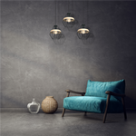 Lampa wisząca INDUSTRIALNA CLIFF BLACK 3xE27 MLP5525