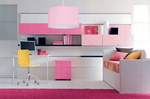 Lampa sufitowa dla dziewczynki różowa Pink abażur 35 cm 1xE27